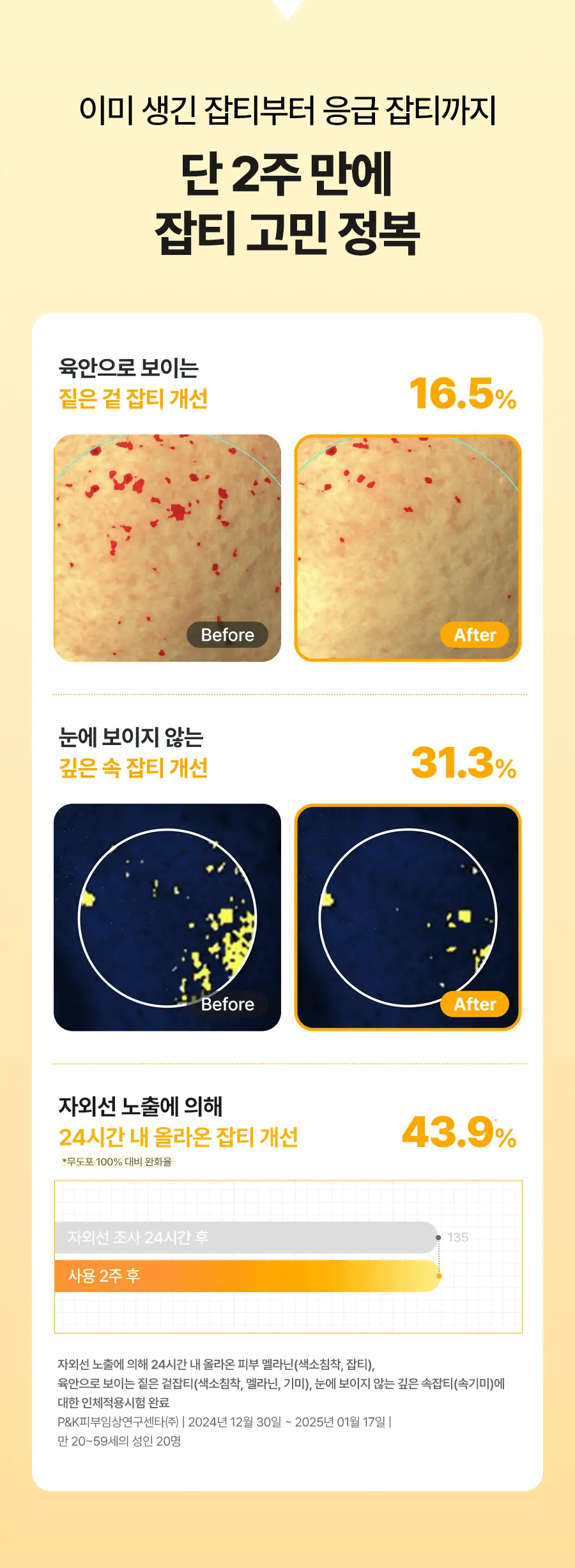 [NEW/잡티케어] 닥터지 비타 클리어 하이드로겔 잡티 패치 4회분(2매*4) 상세페이지 20